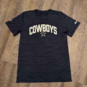 Nike Dallas Cowboys NFL On Field Dri-Fit T-Shirt Men’s Small Blue Athletic Tee